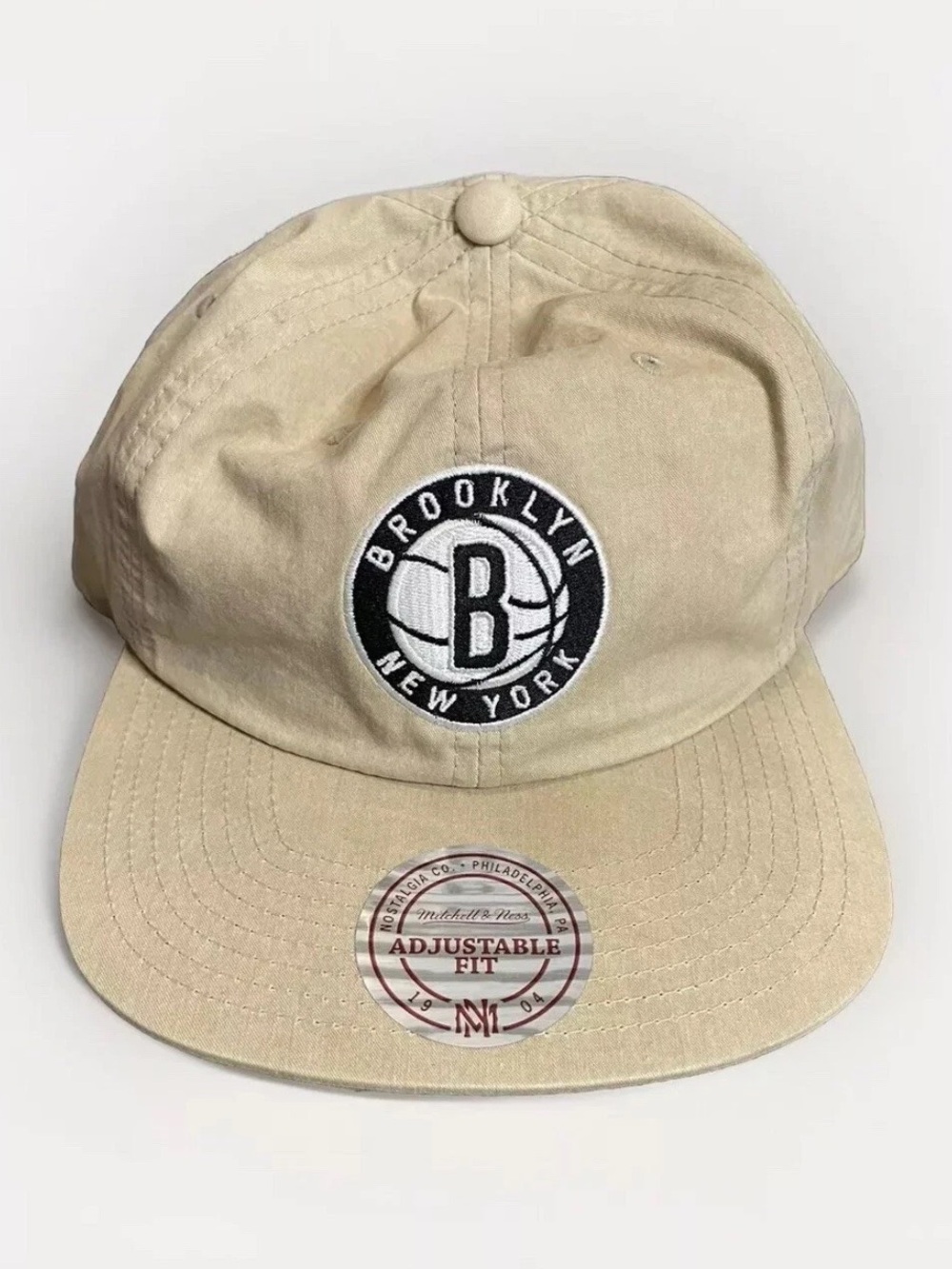 Mitchell & Ness Brooklyn Nets Adjustable Fit Strap back Cap Dad Hat